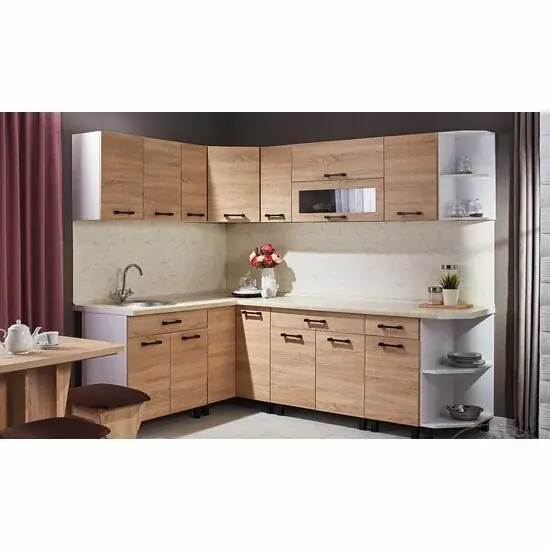 Ultima șansă Bucătărie Iris Bardolino - 280 cm, set modular, PAL melaminat