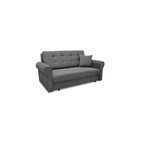 Canapea extensibilă Bil III, ladă depozitare și suprafață de dormit 195x131 cm, spumă poliuretanică și arcuri sinusoidale, 165x95x84 cm, personalizabilă Retur ușor