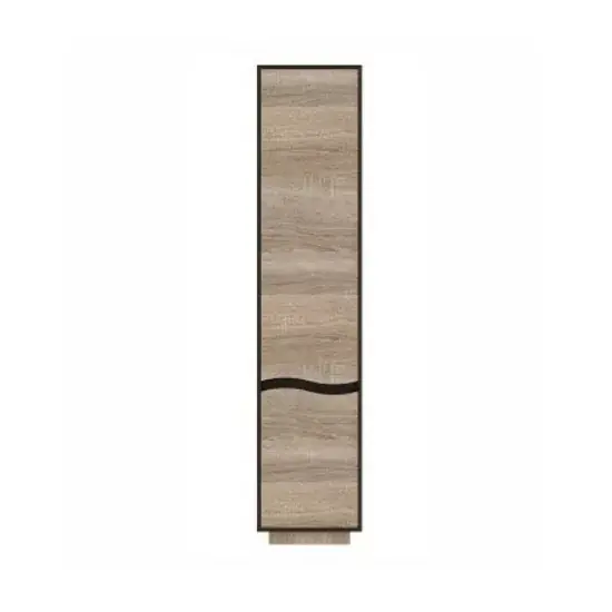 Reduceri Dulap Geneva, penar închis cu compartimentare eficientă și design elegant, PAL melaminat, 45x40x206 cm, Sonoma Trufa și Wenge