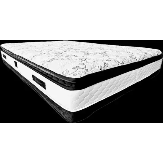 Discount Saltea Lotus Super Ortopedică cu Topper, arcuri bonell, spumă HR 5 cm, topper spumă + matlasaj premium, tricot antialergic, fermitate medie, 160x200 cm