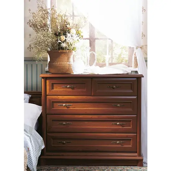 Bestseller Comodă Sonata 5S/10, design clasic, 5 sertare spațioase, structură PAL laminat + MDF, glisiere cu bile, 101x45x90.5 cm