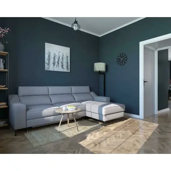 Retur gratuit Coltar extensibil Malibu, design modern, tapițerie premium, 145/162/73 cm, culoare personalizată