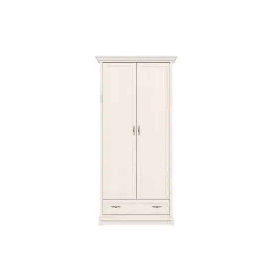 Dulap Sonata new 2D/1S, design clasic, 2 uși + 1 sertar, structură PAL laminat + MDF, finisaj premium, 110x65x225 cm, Casmire Popular