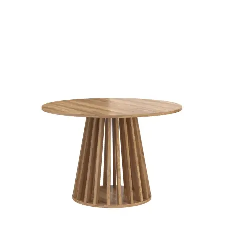 Masa dining rotunda fixa 120 cm stejar Frida Super ofertă