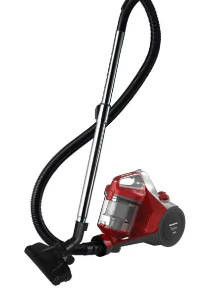 Super ofertă Aspirator fara sac Heinner HVC-MC700RD, Putere 700W, Filtrare ciclonica, Filtru Hepa 12, Rosu