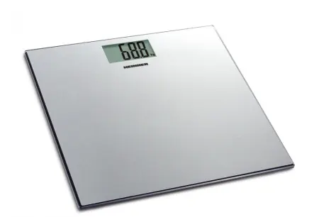 Discount Cantar de baie Heinner SoftSilver 180 HBS-180SS, 180Kg, Platforma din inox, 30x30cm, Display LCD, Inox