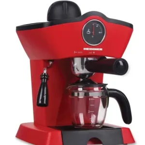 Ultima șansă Espressor Heinner HEM-200RD, 800W, 3.5Bar, filtru inox, 250ml, Rosu