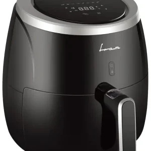 Preferatul clienților Friteuza cu aer cald Fram FAF-MD2000BK, Putere 2000W, Capacitate cos 5L, Afisaj digital, Control Touch, Vas detasabil anti-adeziv, Termostat reglabil: 80-200˚C, Negru