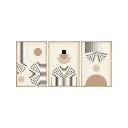 Set tablou decorativ Re-Bloom, 3 piese, MDF/lemn masiv, multicolor, 35 x 50 cm Mai ieftin