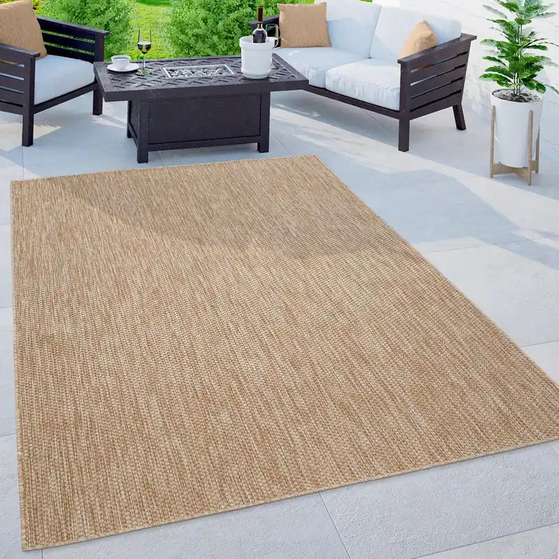 Reducere extra Covor Venice cu tesatura plata, aspect de sisal, bej 160x220 cm