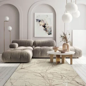 Covor »Creation 50055« cu model 3D, elegant, crem 80x150 cm Cumpărături sigure